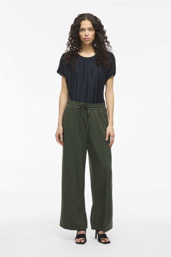 Vila groene dames broek | Model