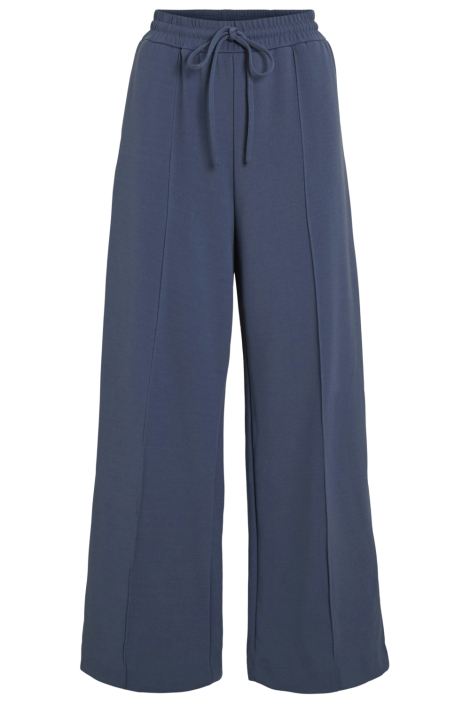 Vila blauwe dames broek | Vooraanzicht