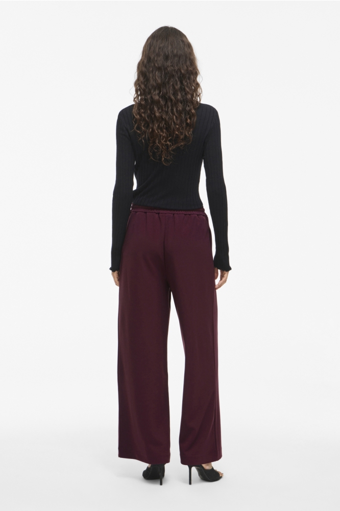 Vila bordeaux dames broek | Model