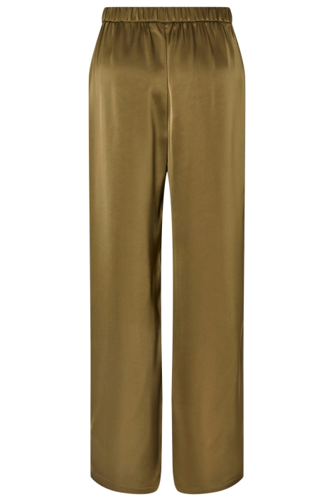 Pieces groene dames broek | Achteraanzicht