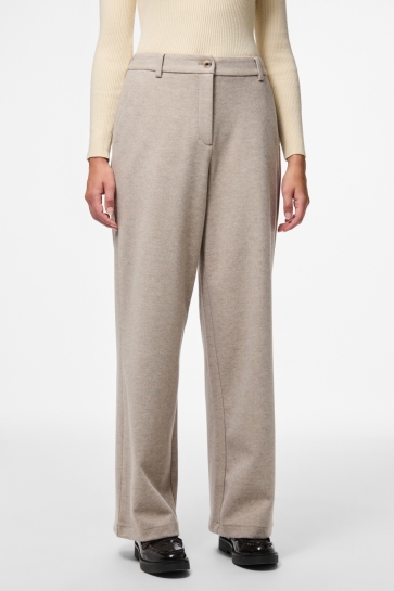 Pieces PCMAMILLA HW WIDE PANTS BC 17161809 PORPOISE