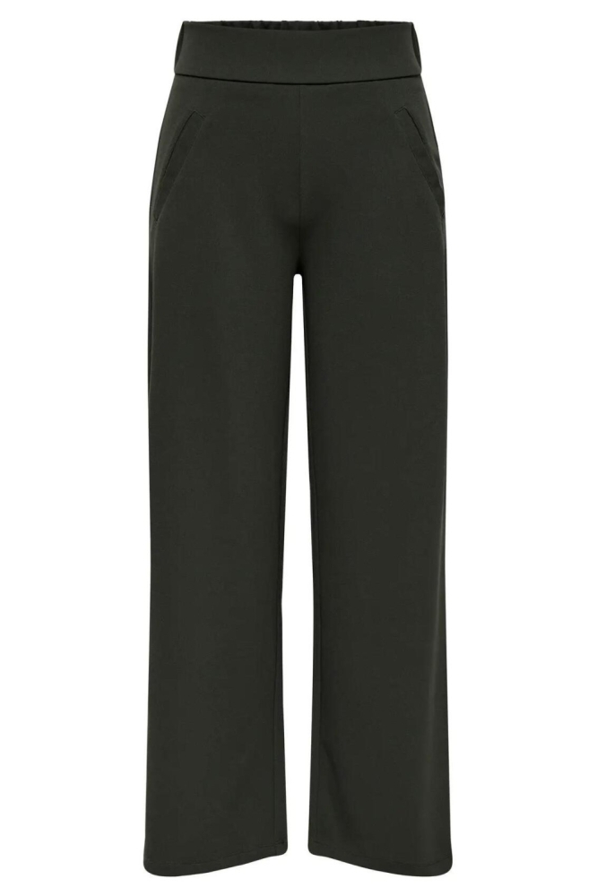 Jacqueline de Yong groene dames broek | Vooraanzicht