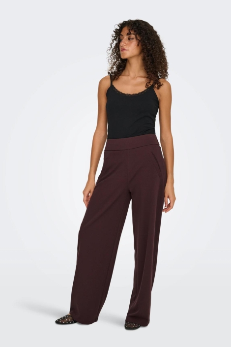 Jacqueline de Yong paarse dames broek | Model