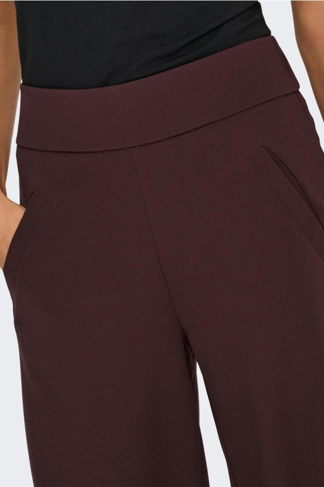 Jacqueline de Yong paarse dames broek | Close up