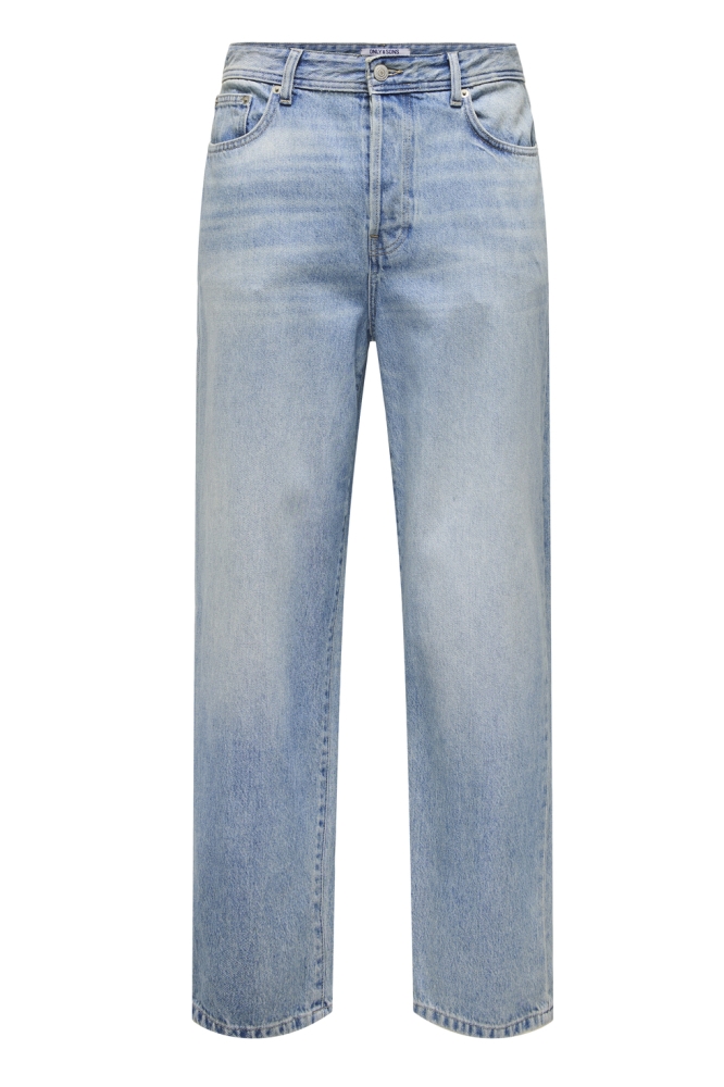 Only & Sons blauwe heren jeans | Vooraanzicht