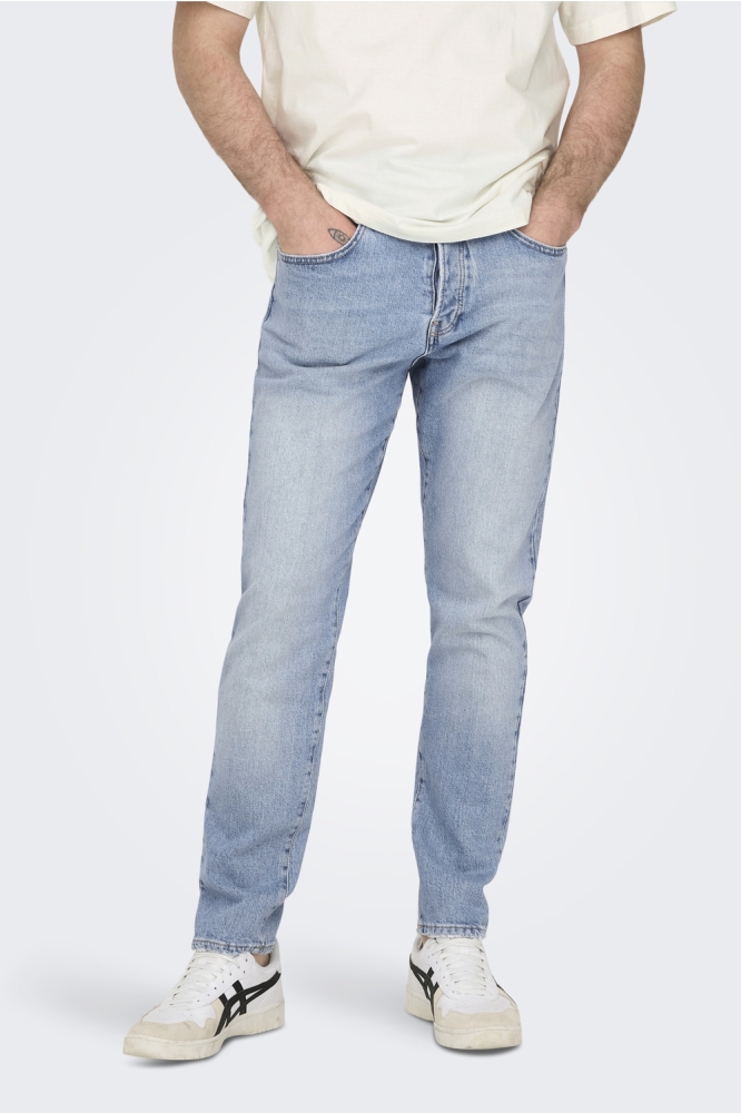 Only & Sons blauwe heren jeans | Model