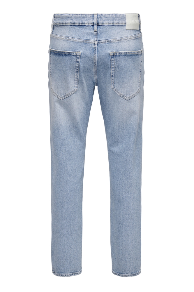 Only & Sons blauwe heren jeans | Achteraanzicht