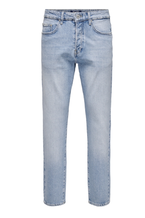 Only & Sons blauwe heren jeans | Vooraanzicht
