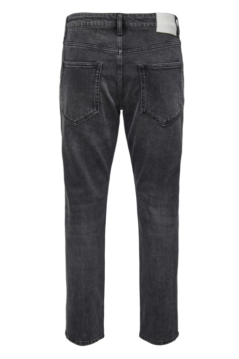 Only & Sons zwarte heren jeans | Achteraanzicht