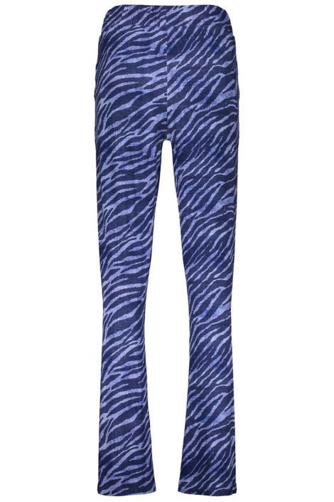 Geisha blauwe dames broek | Achteraanzicht