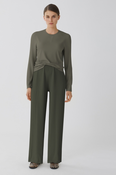 Vila groene dames broek | Model