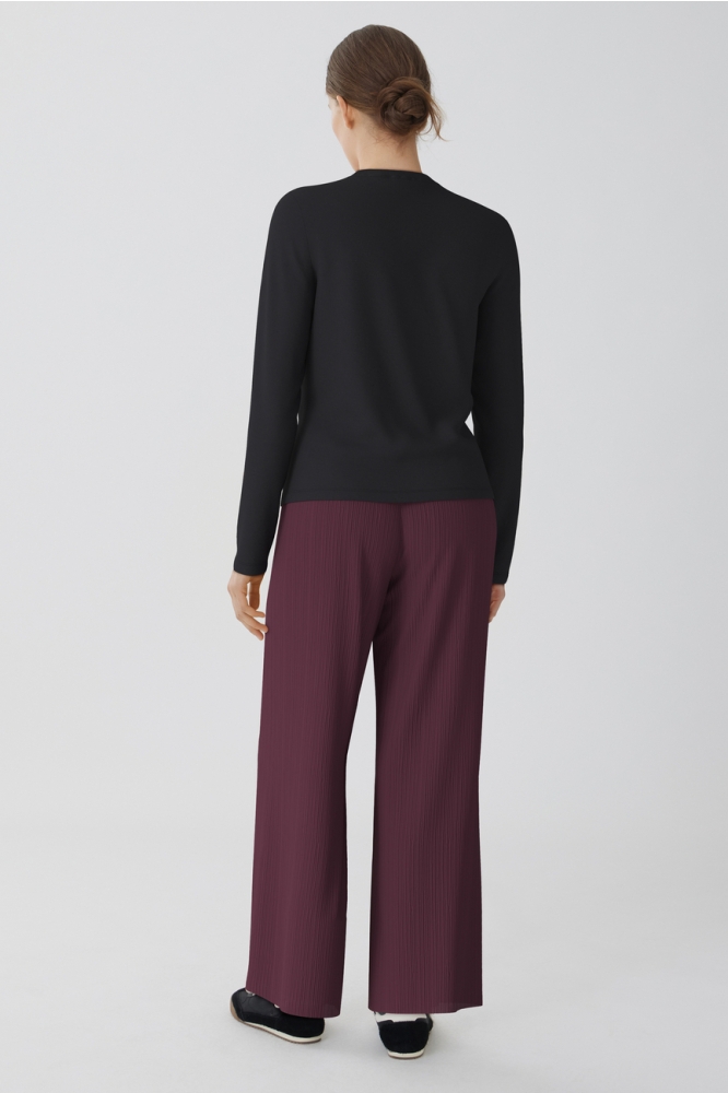 Vila bordeaux dames broek | Model