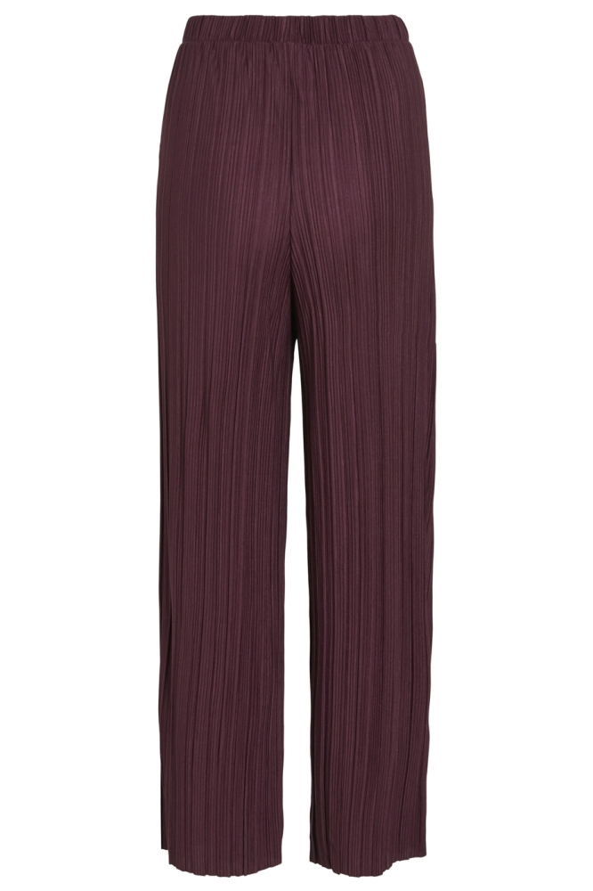 Vila bordeaux dames broek | Achteraanzicht