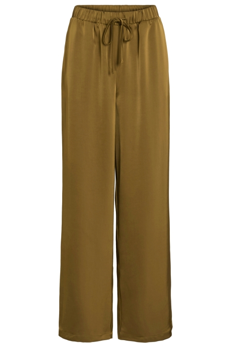 Vila groene dames broek | Vooraanzicht