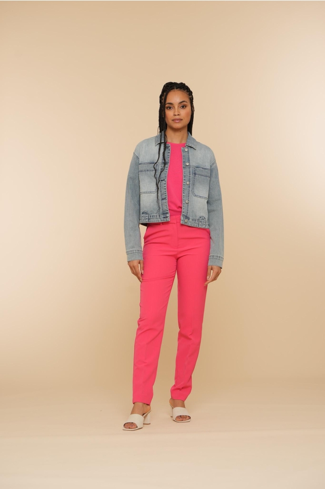 Geisha roze dames broek | Model