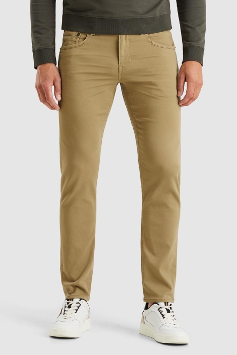 PME legend taupe heren broek | Model vooraanzicht
