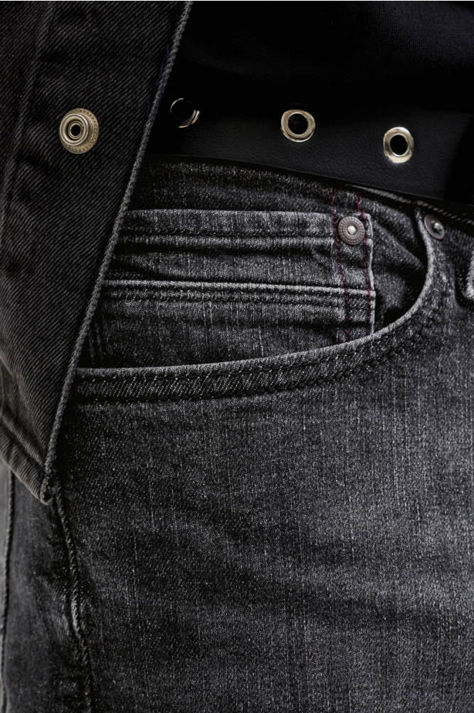 Jack & Jones zwarte heren jeans | Close up
