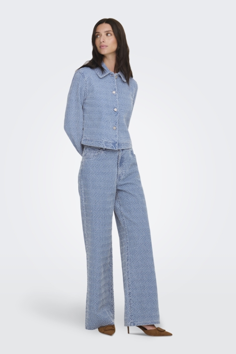 Jacqueline de Yong blauwe dames jeans | Model