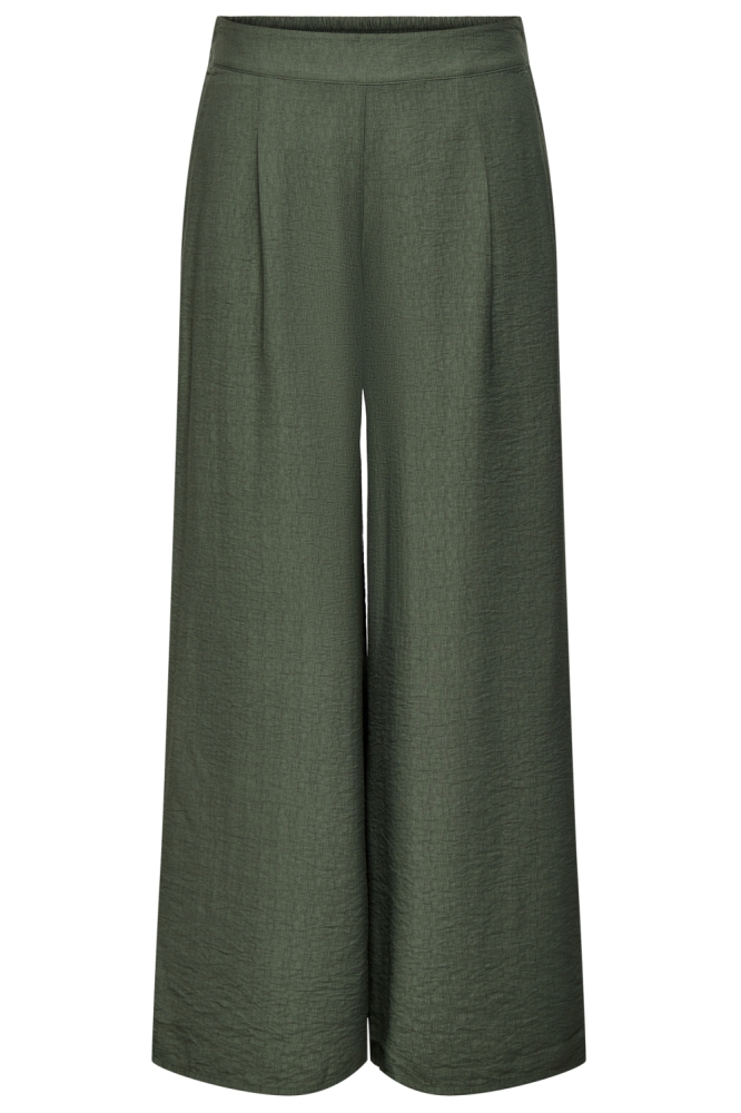 Jacqueline de Yong groene dames broek | Vooraanzicht