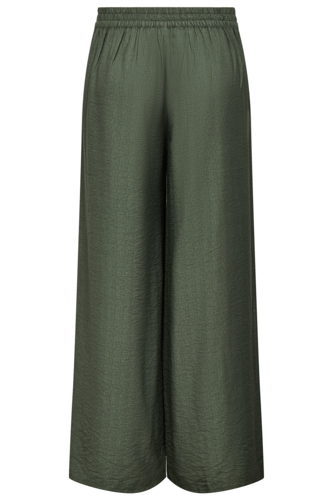 Jacqueline de Yong groene dames broek | Achteraanzicht