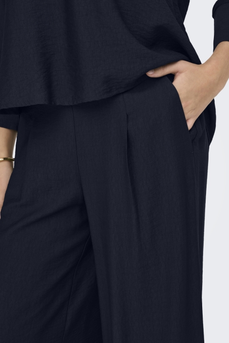 Jacqueline de Yong blauwe dames broek | Close up