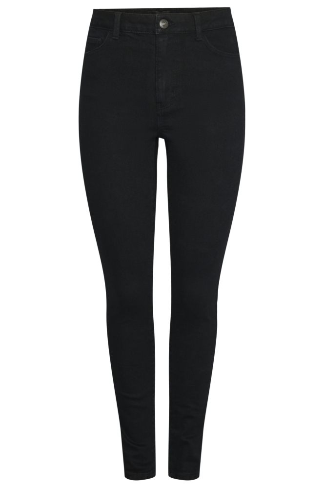 Pieces zwarte dames jeans | Vooraanzicht