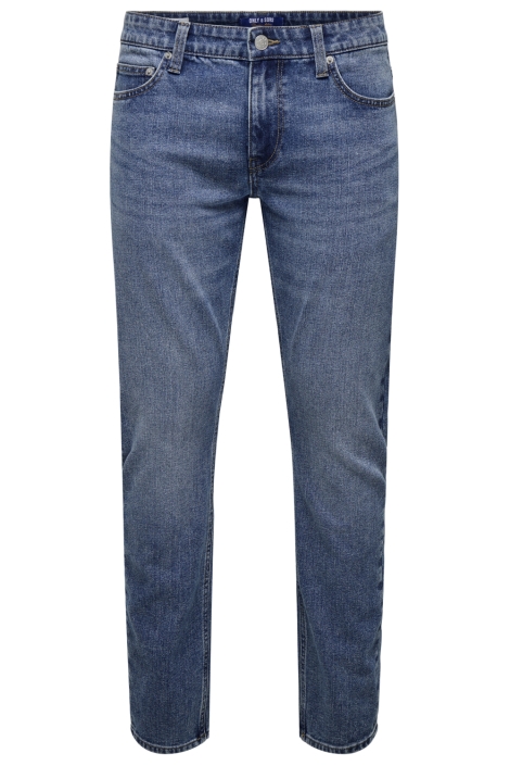 Only & Sons blauwe heren jeans | Vooraanzicht