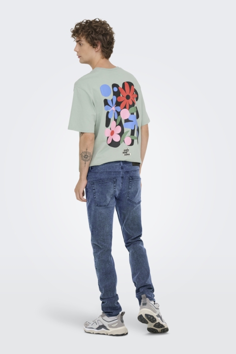 Only & Sons blauwe heren jeans | Model
