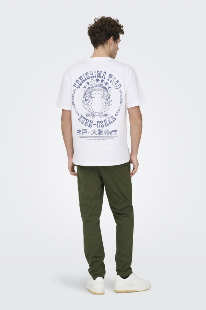 Only & Sons groene heren broek | Model