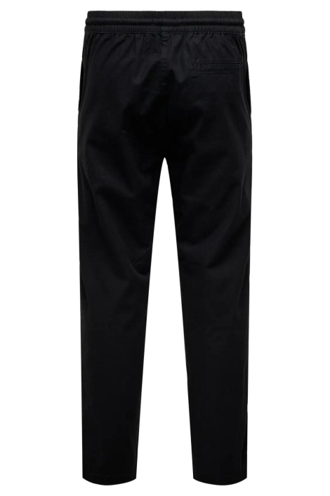 Only & Sons zwarte heren broek | Achteraanzicht