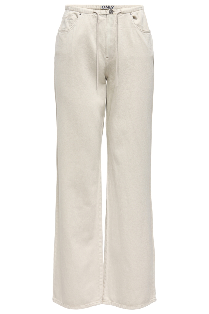 Only beige dames broek | Vooraanzicht
