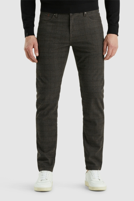 Vanguard bruine heren broek | Model vooraanzicht