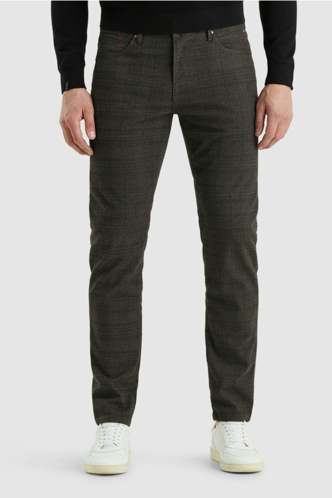 Vanguard bruine heren broek | Model vooraanzicht