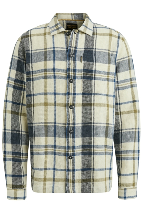 PME legend beige heren overhemd | Vooraanzicht