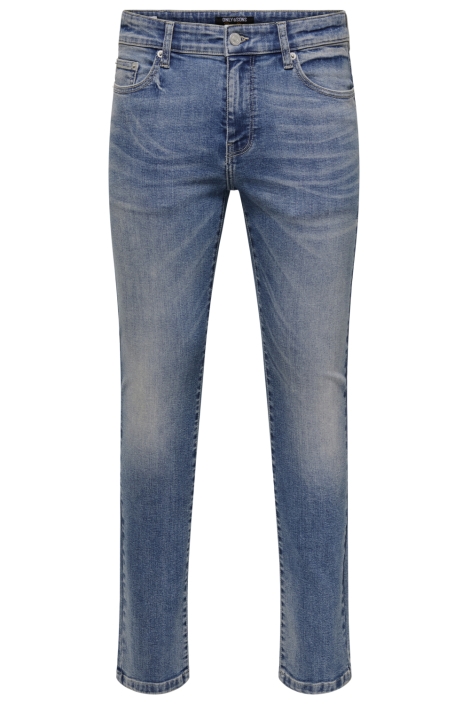 Only & Sons blauwe heren jeans | Vooraanzicht