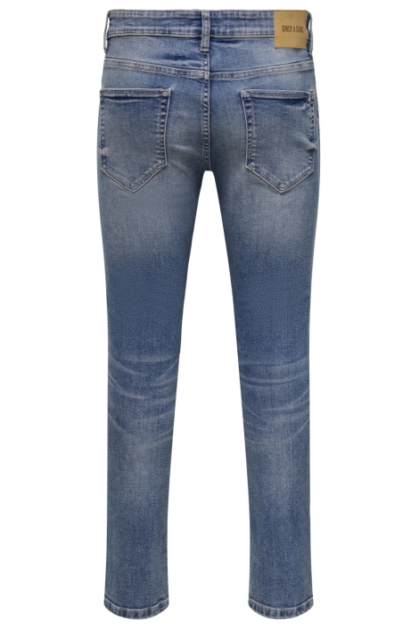 Only & Sons blauwe heren jeans | Achteraanzicht