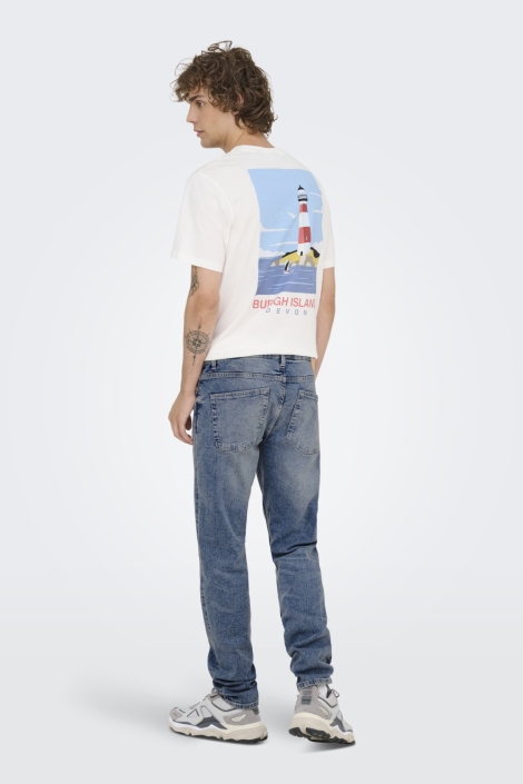 Only & Sons blauwe heren jeans | Model