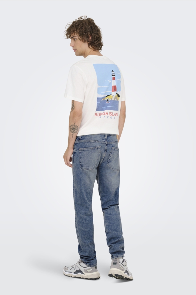 Only & Sons blauwe heren jeans | Model