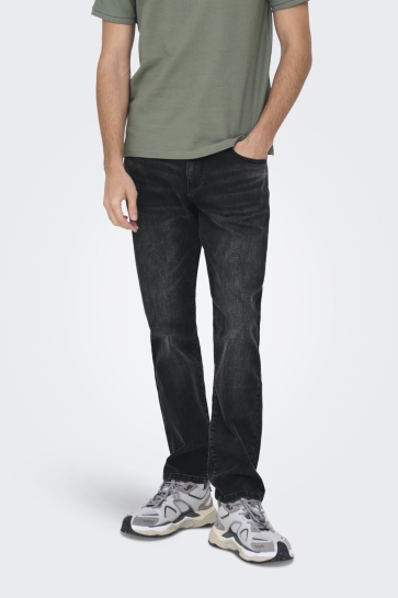 Only & Sons Jeans ONSWEFT REG. WB 4101 PIM DNM NOOS 22034101 Washed Black