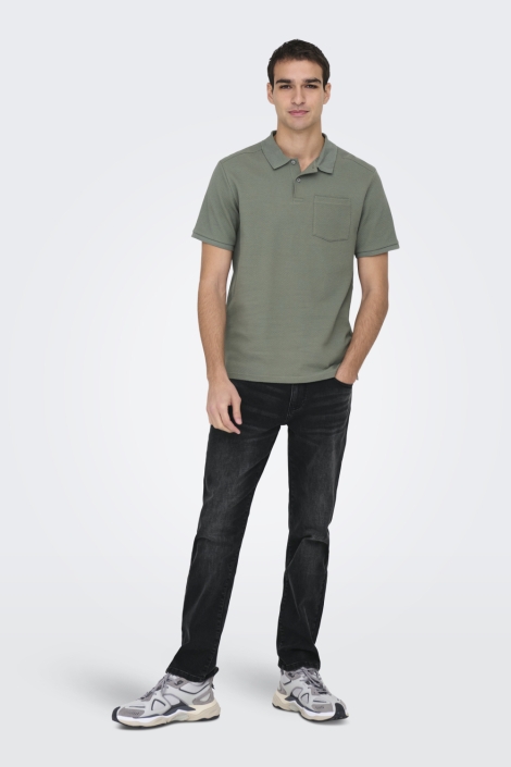 Only & Sons zwarte heren jeans | Model