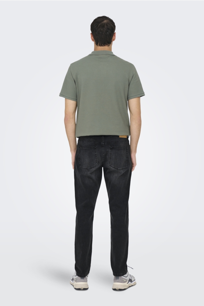 Only & Sons zwarte heren jeans | Model