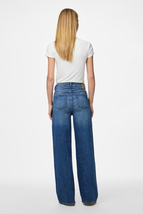 Pieces blauwe dames jeans | Model