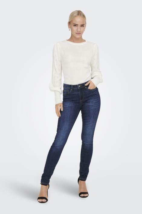 Only blauwe dames jeans | Model