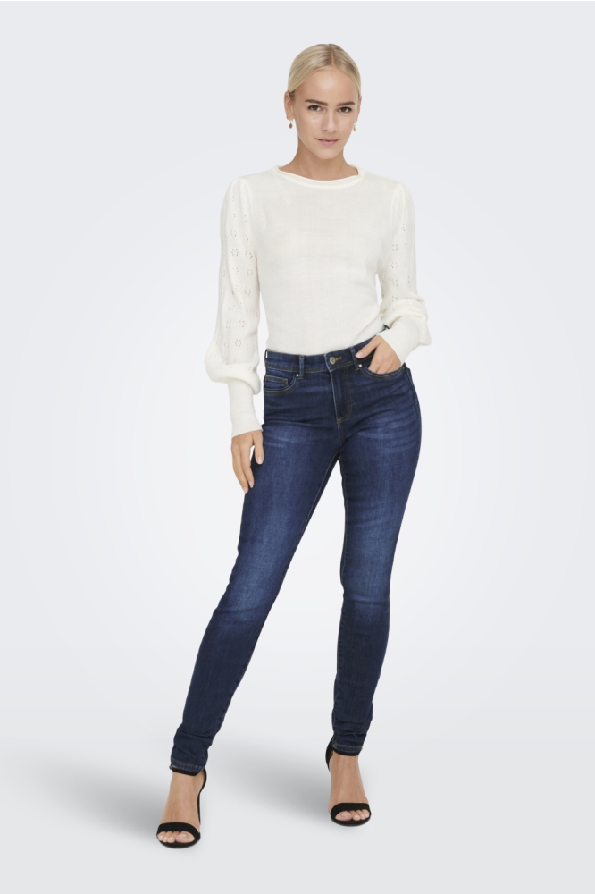 Only blauwe dames jeans | Model