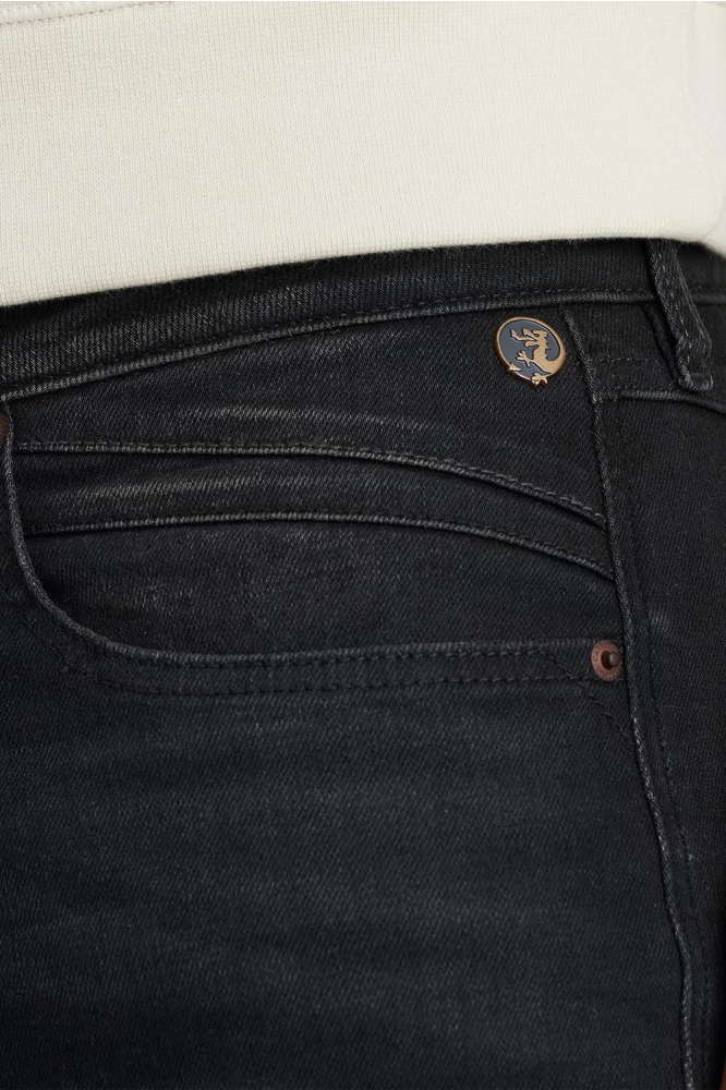 Cast Iron zwarte heren jeans | Close up