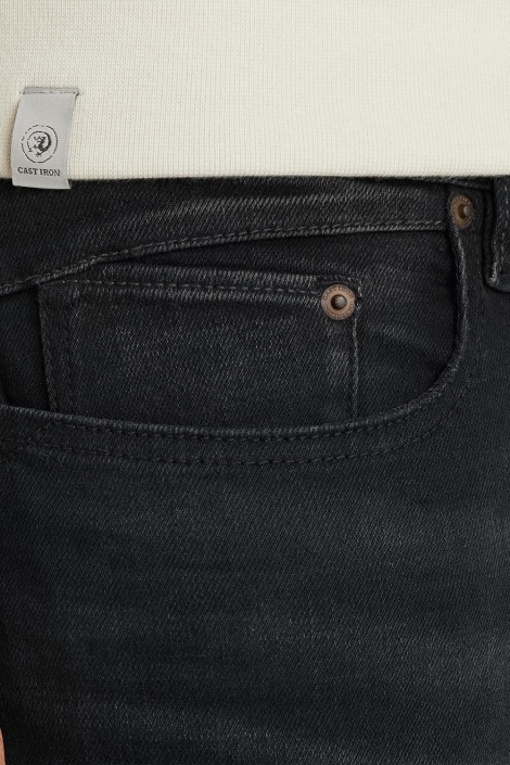 Cast Iron zwarte heren jeans | Kleurstaal