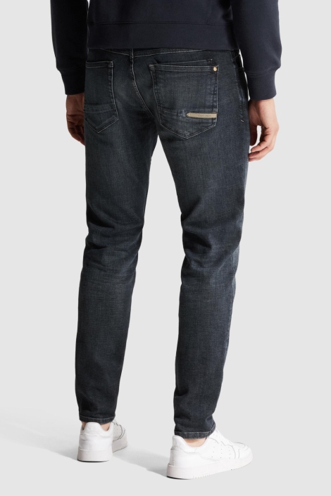 Cast Iron blauwe heren jeans | Model achteraanzicht
