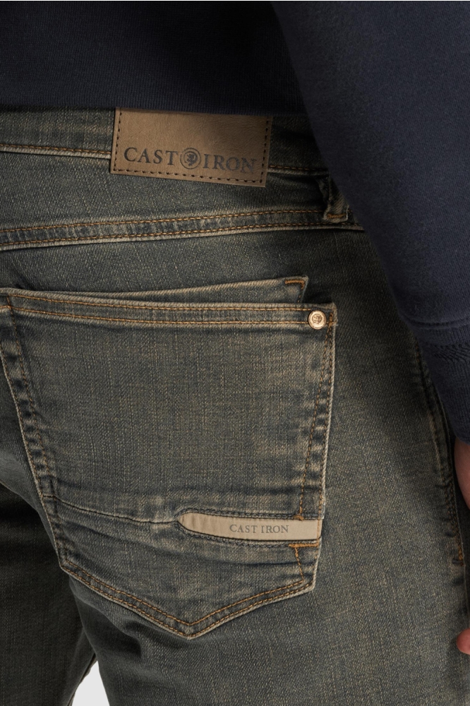 Cast Iron groene heren jeans | Unique Selling Point
