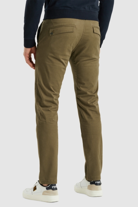 PME legend groene heren broek | Model achteraanzicht