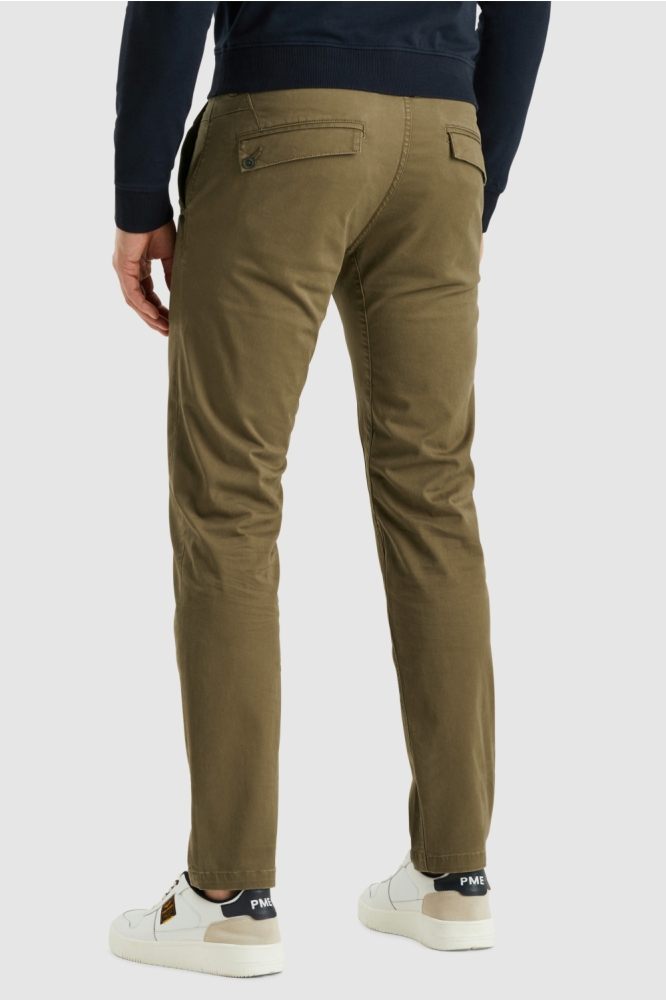 PME legend groene heren broek | Model achteraanzicht